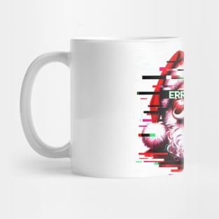 Retro Glitchmas: 19th Edition Santa Claus Tee Mug